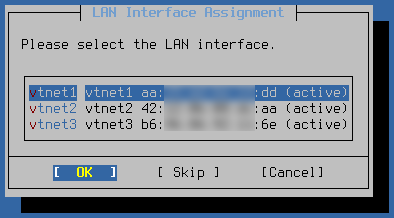 Configuration LAN pfSense