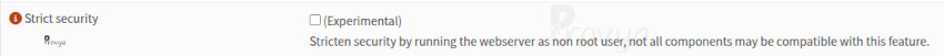 Strict Web UI OPNsense
