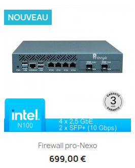 Firewall pro-Nexo pour pfSense et OPNsense